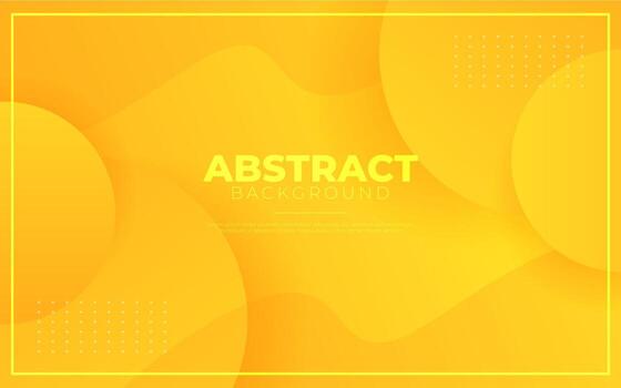 Dynamic fluid background. Orange color 3D style vector eps10