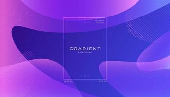 Abstract modern dynamic 3D background. Gradient effect violet ball shape element. Vector template designs for poster, web, mobile, print, presentation