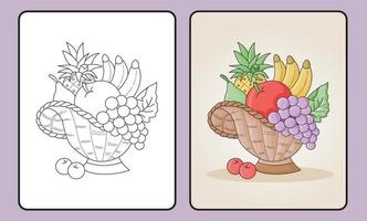 learn coloring for kids and elementary school. vector