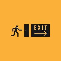 Exit icon vector image