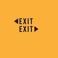 Exit icon vector image