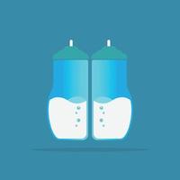 design icon tumbler bottle drink water logo vector