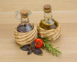 Vinegar and oil photo