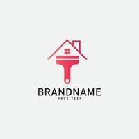 Home Care Building Logo. Flat Vector Logo Design Template Element