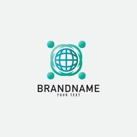 Creative minimal monochrome monogram symbol. Universal elegant vector emblem. Premium business logotype. Graphic symbol for corporate identity. Abstract logo. Minimalist logo design and simple element