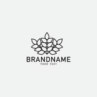 Tree Leaf Nature Logo. Flat Vector Logo Design Template Element