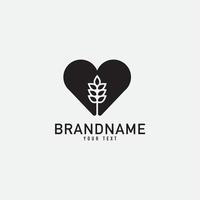 Tree Leaf Nature Logo. Flat Vector Logo Design Template Element