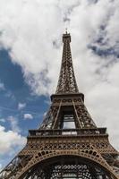 Eiffel Tower Paris close up view photo