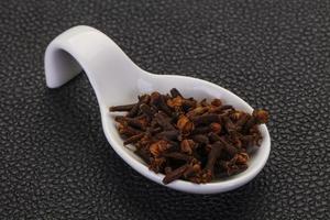 Dry clove seeds photo