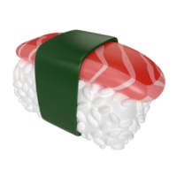 ícone de ilustração 3d de sushi png