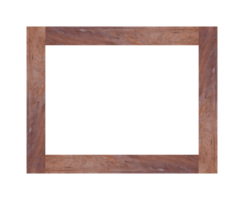 Wood picture frame isolated png