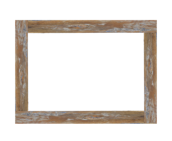 Wood picture frame isolated png