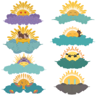 collection soleil, style cartoon png