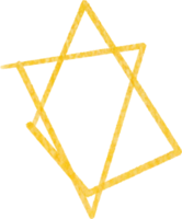 goldener geometrischer formrahmen png