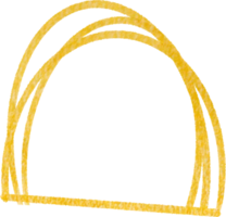 guld geometrisk form ram png