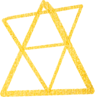 goldener geometrischer formrahmen png