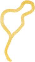 lignes de forme de gouttes d'or png