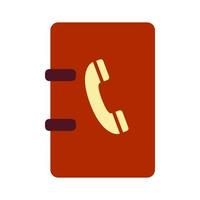 comunicación de icono de llamada de símbolo de vector de teléfono. conexión telefónica señal comercial contacto ilustración plana. icono de teléfono de soporte aislado concepto blanco. icono de mensaje de conversación de elemento de servicio al cliente