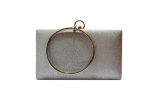 Clutch bag, Female bag Isolated. png