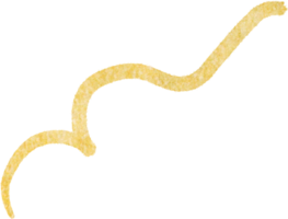 oro blob forma Linee png