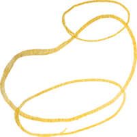 oro blob forma Linee png