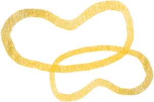 oro blob forma Linee png