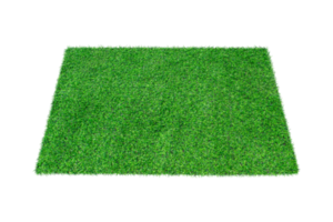 grama de tapete verde artificial isolada png