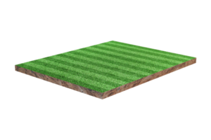 football d'herbe verte ou terrain de football isolé