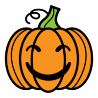 Happy pumpkin icon design graphic png