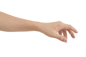 Man hand gesture isolated. png