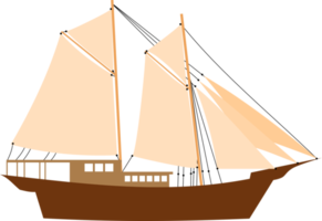 pinisi, traditioneel Indonesisch zeilboot png