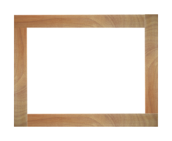 Wood picture frame isolated png
