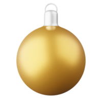 bombilla de luz color dorado navidad 3d png