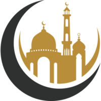 moschea icona design silhouette png