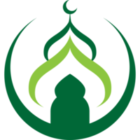 silhueta de design de ícone de mesquita png