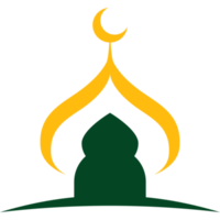 moschea icona design silhouette png