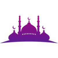 Mosque icon design silhouette png
