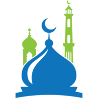silhouette de conception icône mosquée png