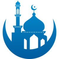 Mosque icon design silhouette png