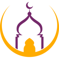 silueta de diseño de icono de mezquita png