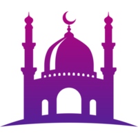 Mosque icon design silhouette png