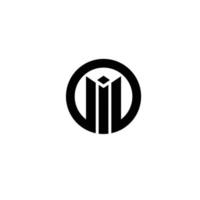 luxury letter M logo design concept template Pro Vector
