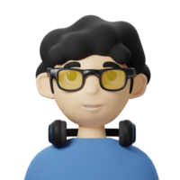 dj avatar 3d png