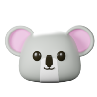 3d söt djur- koala png