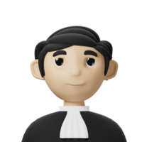 3d avatar giudice png