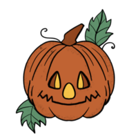 Halloween Doodles Clipart set witch party png