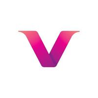 V Logo Design and template. Creative V icon initials based Letters in vector. vector