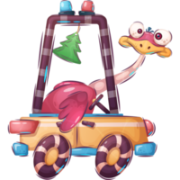 Cartoon character childish ostrich png