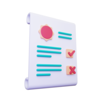 3d exam icon png