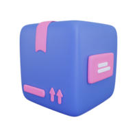 3d Delivery Box png